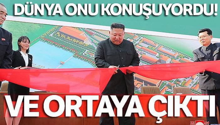 Öldü denilen Kuzey Kore lideri Kim ortaya çıktı