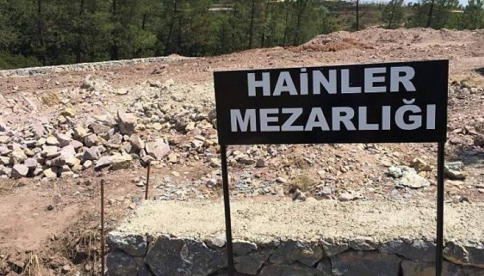 Vatan Hainleri mezarlığı görüntülendi