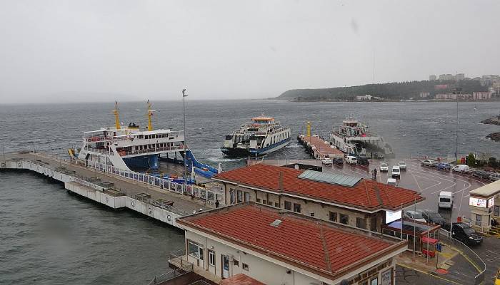 Gökçeada seferlerine fırtına engeli