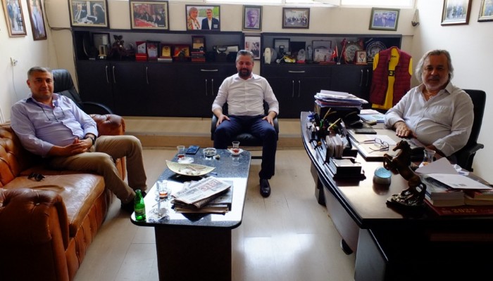 Bayramiç Belediye Başkanından Boğaz Medyaya Ziyaret