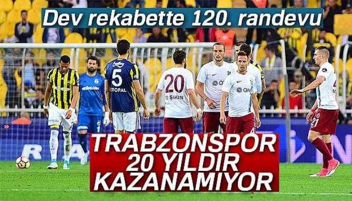 Fenerbahçe ile Trabzonspor 120. kez karşı karşıya gelecek