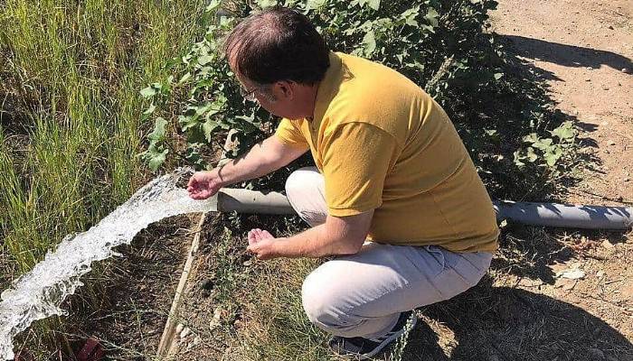 Küçükkuyu’da su kuyusu açıldı