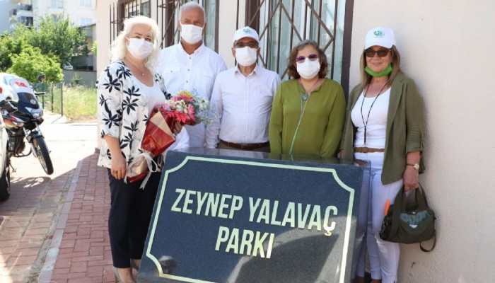 Zeynep Yalavaç Parkı yeniden açıldı  