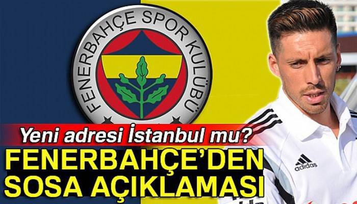 Fenerbahçe, Jose Sosa'yı yalanladı