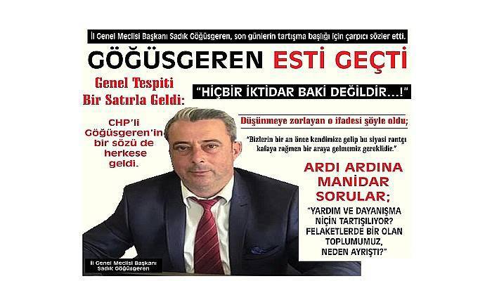 GÖĞÜSGEREN ESTİ GEÇTİ