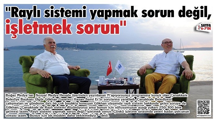 'Raylı sistemi yapmak sorun değil, işletmek sorun'