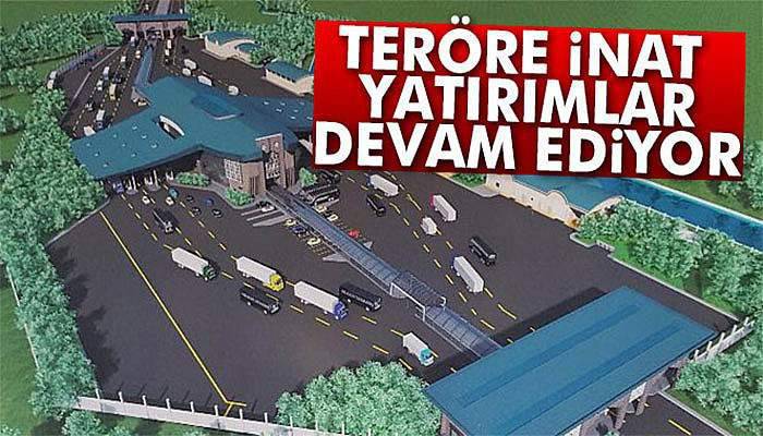 Teröre inat bölgede yatırımlar devam ediyor