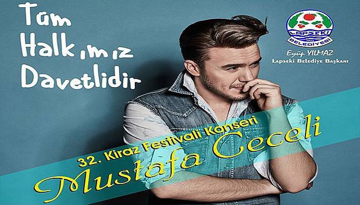 Mustafa Ceceli, Kiraz Festivali’nde sahne alacak