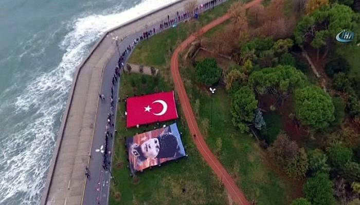 Kadıköy’de 6,5 kilometrelik ‘Ata’ya Saygı Zinciri’