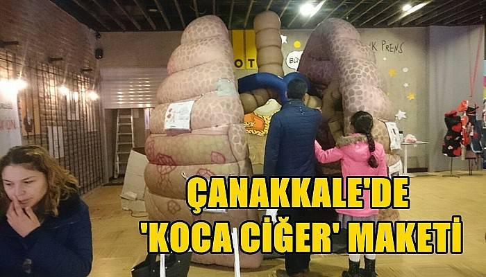 Çanakkale'de 'Koca Ciğer' Maketi