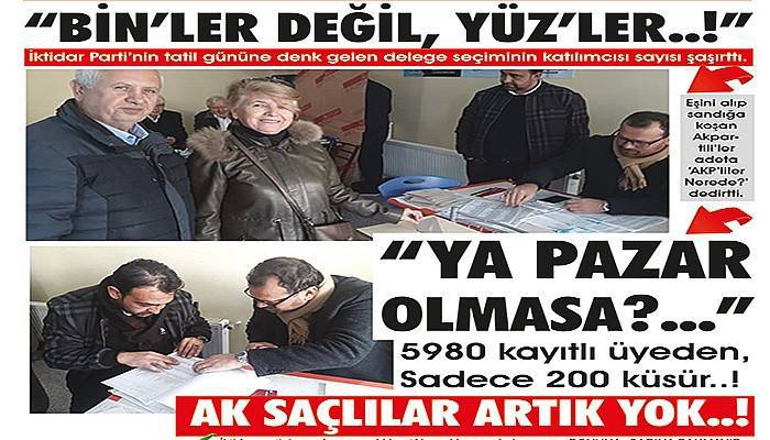 TATİL GÜNÜNDE, ŞOK KATILIM!