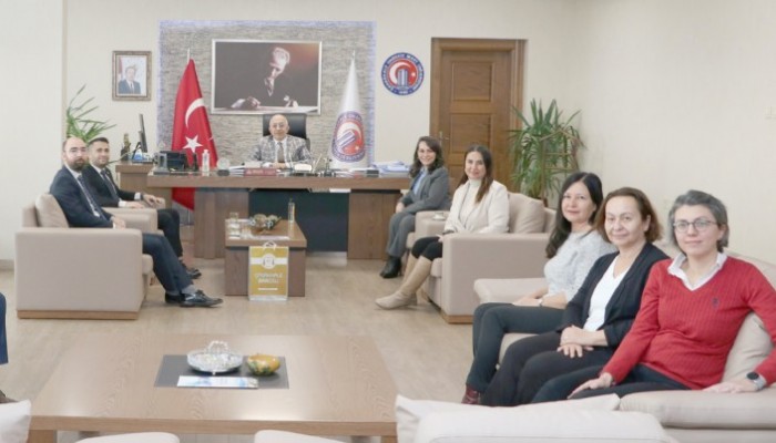 Baro Başkanı Keskin Rektör Murat’ı Ziyaret Etti