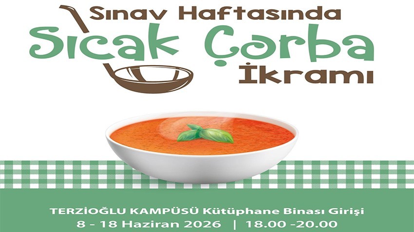 Final Haftasında Öğrencilere Çorba İkramı