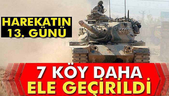 TSK: 7 köy daha ele geçirildi