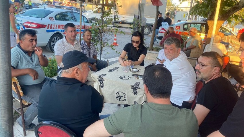 Başkan Ertuğrul Yangın Bölgesinde İncelemelerde Bulundu