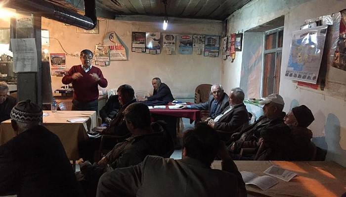 Lapseki'de referandum çalışmaları devam ediyor