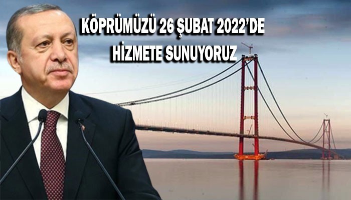 Cumhurbaşkanı Erdoğan’dan 1915 Çanakkale Köprüsü Açıklaması (VİDEO)