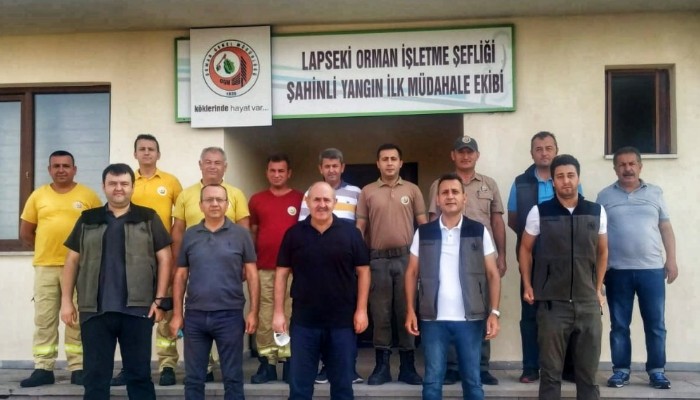 Lapseki Orman İşletme Şefliğine ziyaret