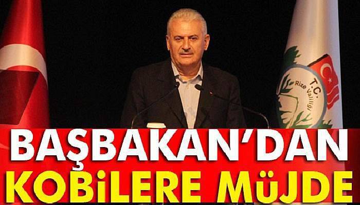 Başbakan Yıldırım’dan kobilere müjde