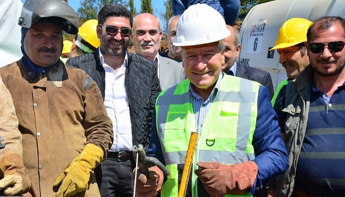 Doğal gaza ilk kaynak yapıldı