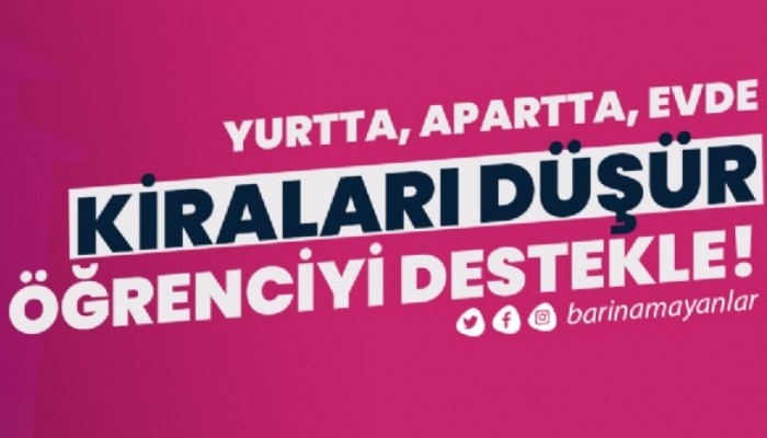 Barınma sorunu yaşayan öğrencilere destek