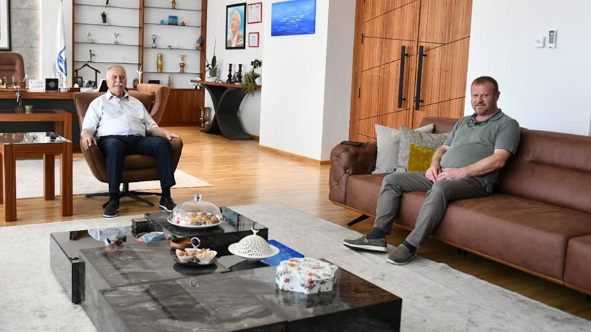 Daniş'ten Başkan Gökhan'a ziyaret