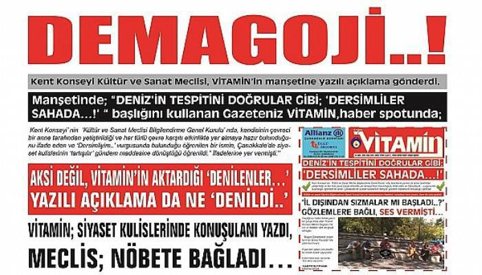 DEMAGOJİ..!