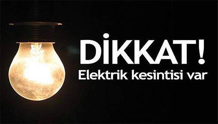  Çanakkale'de elektrik kesintisi