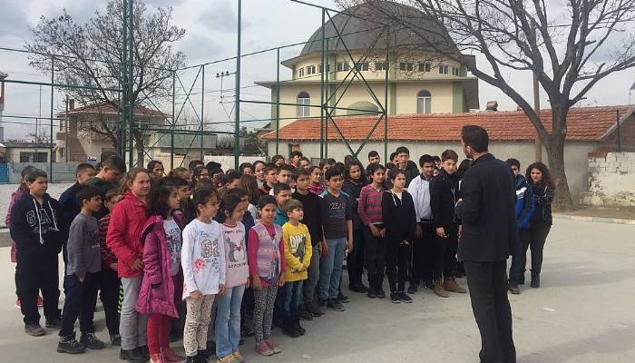  Çanakkale'de okullarda deprem tatbikatı