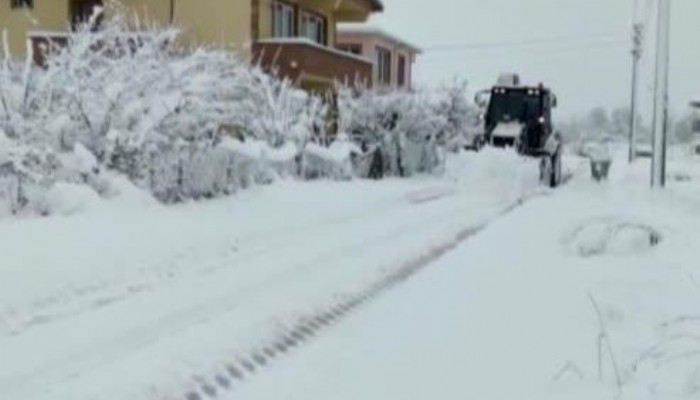 ÇANAKKALE'DE KAR YAĞIŞI (VİDEO)