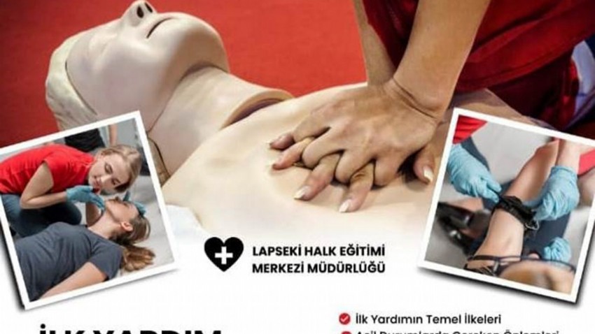 Halk Eğitimden İlk Yardım Kursu