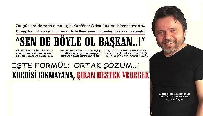 “SEN DE BÖYLE OL BAŞKAN..!”