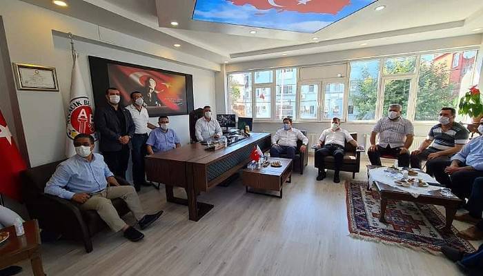CHP heyetinden Ayvacık Belediyesi'ne ziyaret