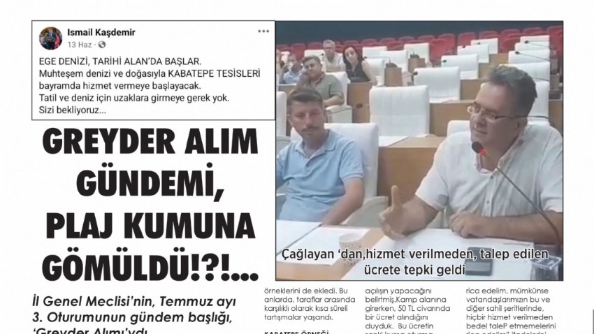 GREYDER ALIM GÜNDEMİ, PLAJ KUMUNA GÖMÜLDÜ!?!...