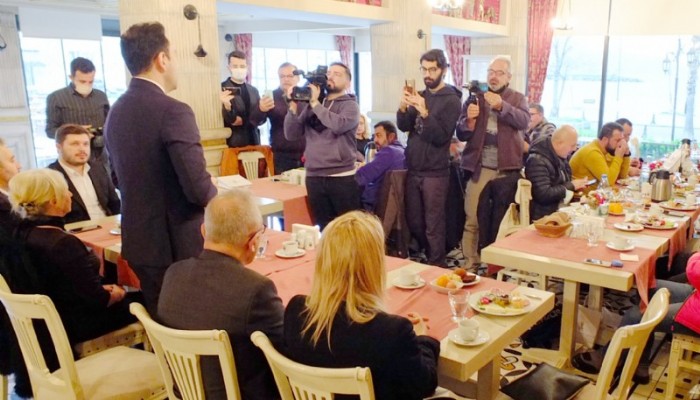 AK Parti İl Başkanı Naim Makas 10 Ocak Gazeteciler Günü Dolayısı İle Gazetecilerle Bir Araya Geldi