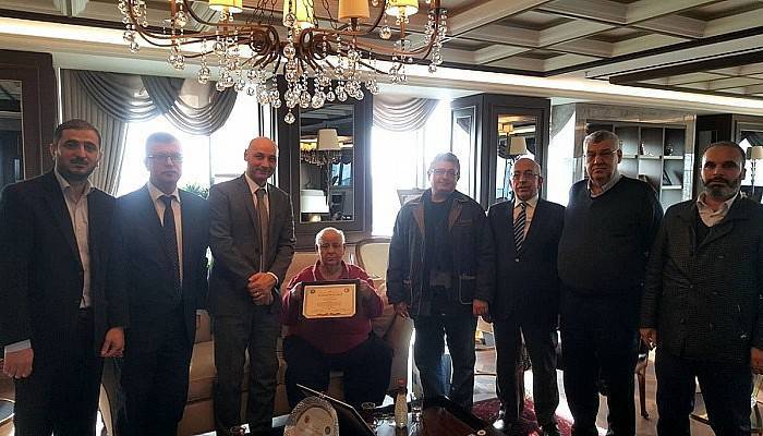 ÇOMÜ Rektörü Prof. Dr. Sedat Murat’tan İÇDAŞ Yönetim Kurulu Başkanı Tacettin Aslan’a Taziye Ziyareti