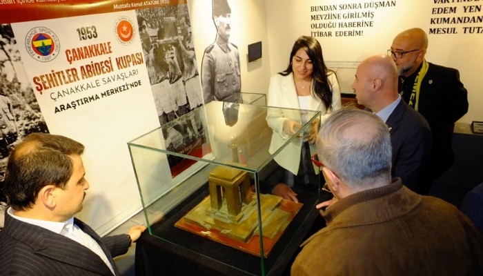 Tarihi Şehitler Abidesi Kupası Çanakkale’de Sergileniyor(VİDEO)