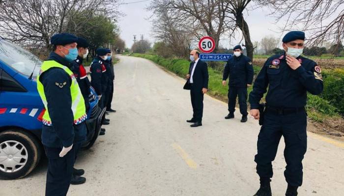 Kaymakam Mustafa Can Karantinadaki Belde ve Köyleri Ziyaret Etti