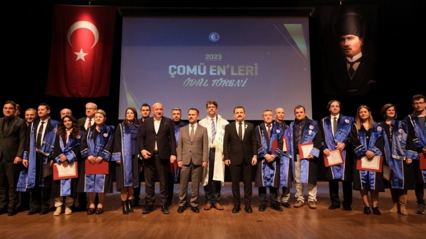 ÇOMÜ 2023 En’leri Töreni Kapsamında Kalite Ödülleri Verildi