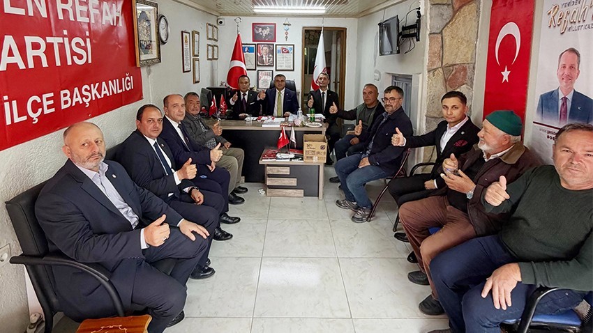 Ayvacık’ta Yeniden Refah Partisi’nden Saha Çıkartması