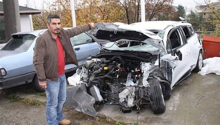 Hurdaya dönen aracın hava yastıkları açılmayınca konu davalık oldu