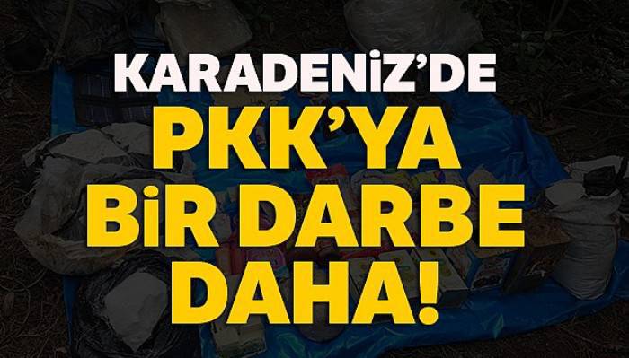 Karadeniz'de PKK'ya bir darbe daha vuruldu
