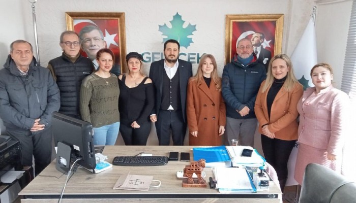 YAVUZ VE PİŞKİN’DEN GELECEK PARTİSİ’NE ZİYARET