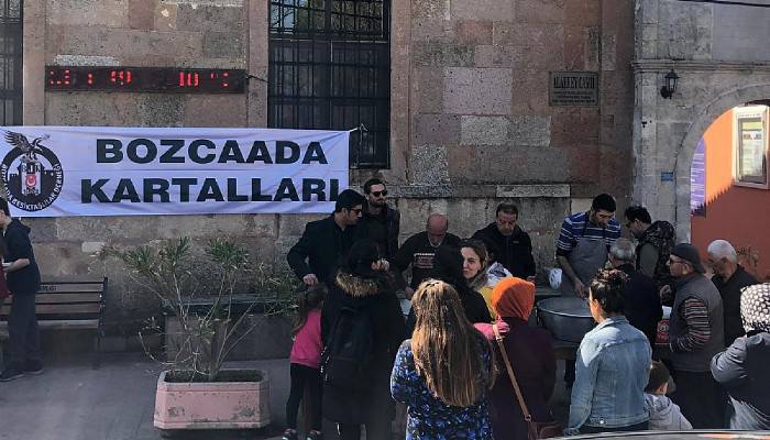 Bozcaada Beşiktaşlılar Derneği, İdlib şehitleri için mevlit okuttu