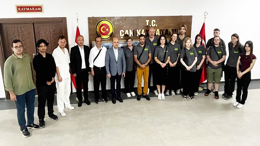 Gençlik Köprüsü Projesi Kapsamında Çan Kaymakamı’na Ziyaret