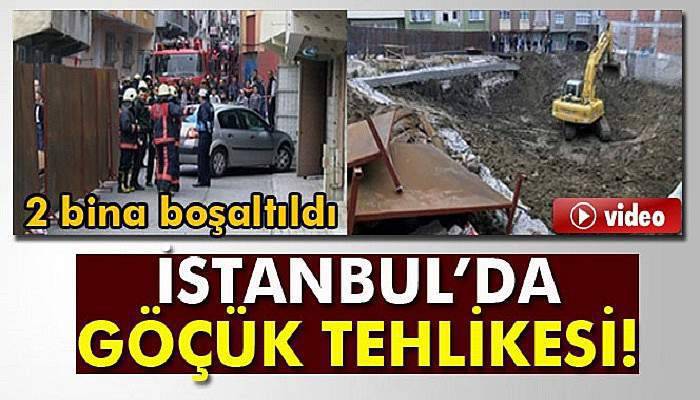 Esenler'de göçük tehlikesi, 2 bina boşaltıldı