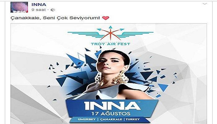 Inna’dan Türkçe mesaj