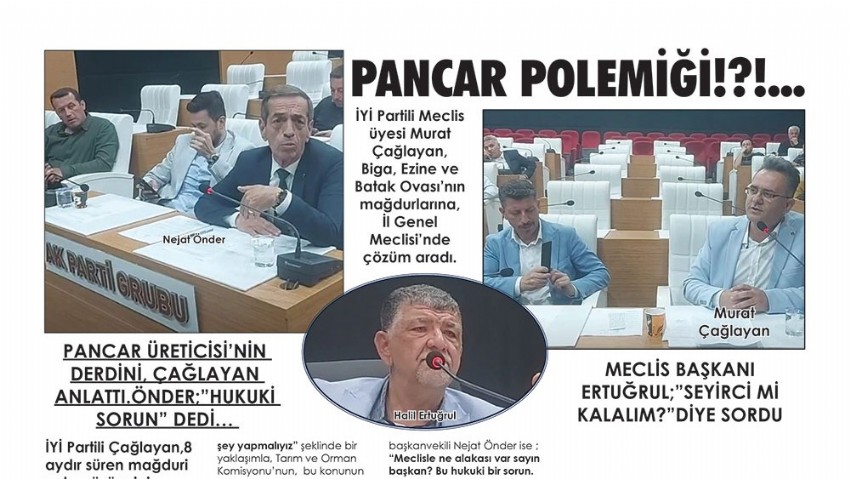 PANCAR POLEMİĞİ!?!...