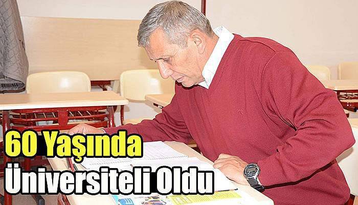 60 Yaşında Üniversiteli Oldu