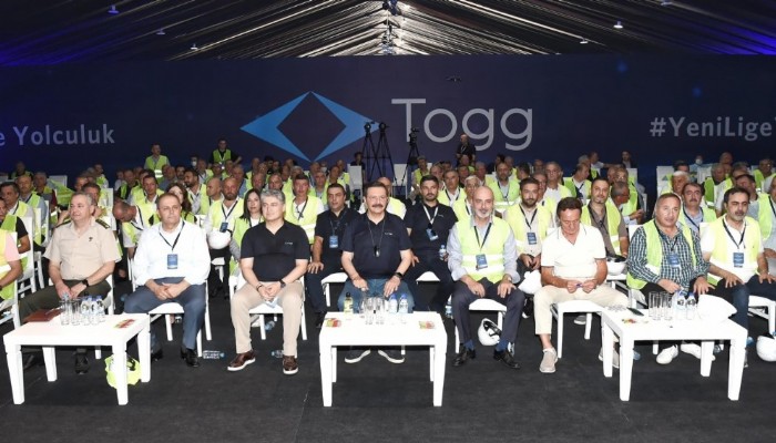 BAŞKAN S.KAYA ÜZEN TOGG GEMLİK TESİSLERİ FABRİKA ZİYARETİNE KATILDI